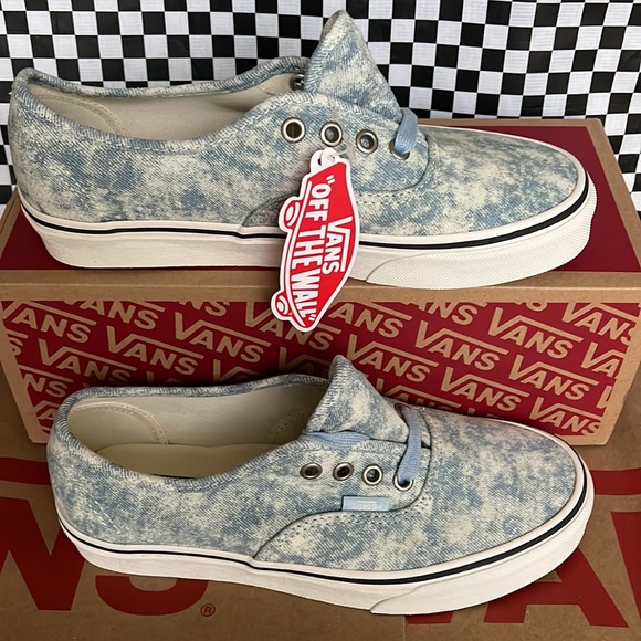 Vans Authentic Denim Destroy Winter Sky/Marshmallow WMNS sneakers - Picture 3 of 16